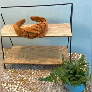 Cognac knotted Headband